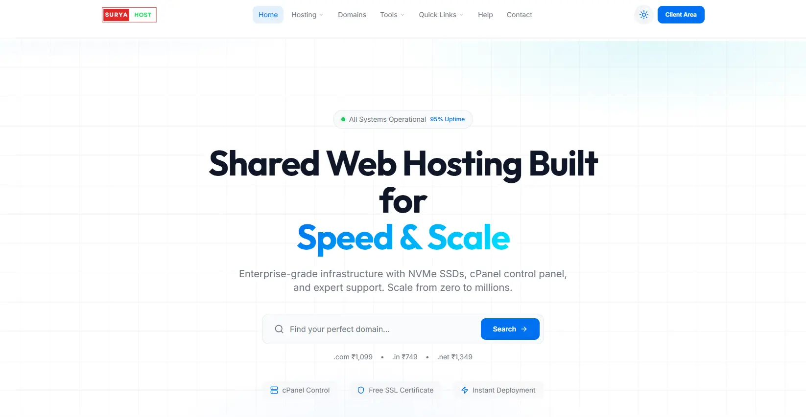 Surya Host application interface